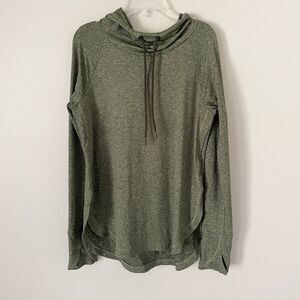 Athleta Size XS Green Uptempo Hoodie Sweatshirt Pullover Workout